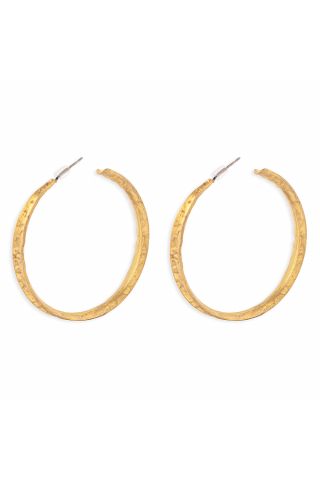 Golden Hoop Earrings