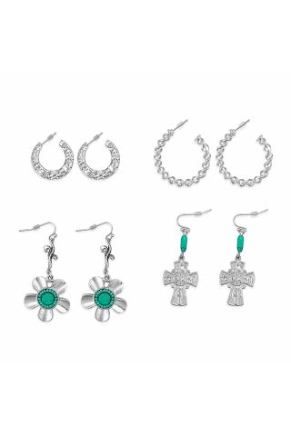 Arabella Hills Fashion Set Of Four Earrings