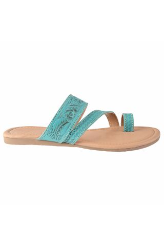 Lannie Mae Sandals in Teal