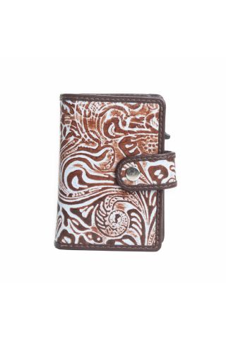 Baroque Bloom RFID Credit Card Holder