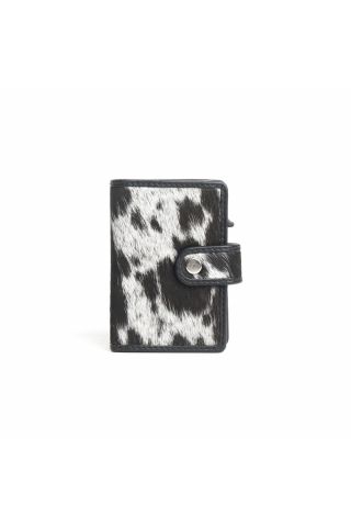 Mesa Maverick RFID Credit Card Holder in Black & White