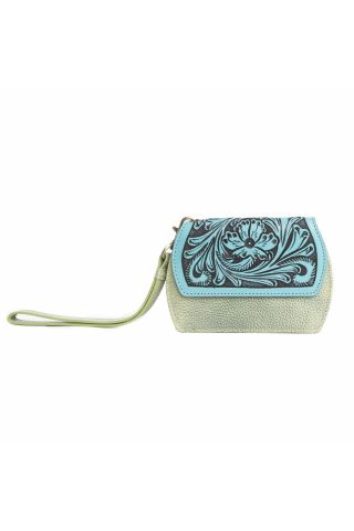 Canyon Bloom Wallet in Moss