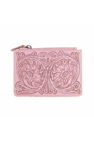 Bloom on the Range Credit Card Wallet in Pink