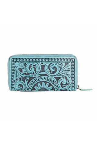 Sunset Valley Wallet in Turquoise