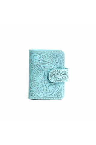 Prairie Meadow Wallet in Turquoise