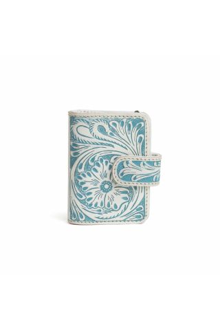 Prairie Meadow Wallet in Frosted Turquoise