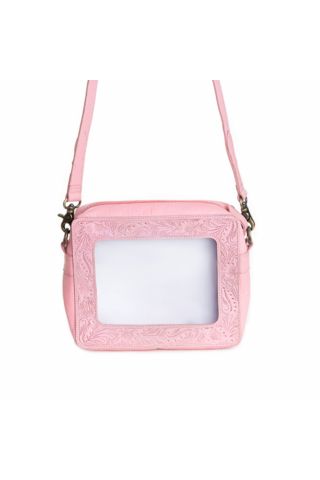 Open Vista Clear Bag in Pink