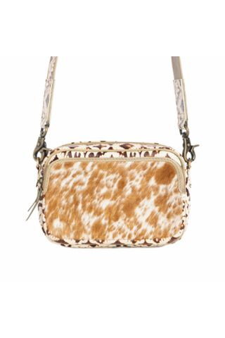 Tilla's Mine Trail Shoulder Bag in Caramel & Brown