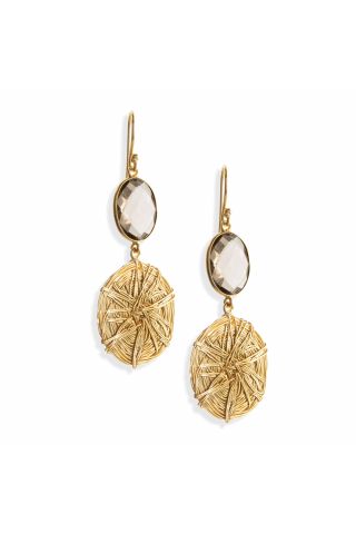 STONE GAZE DROP EARRINGS