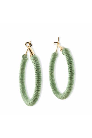 LIME JOY HOOP EARRINGS 