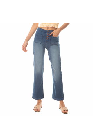 Sprico High-waist Buttoned STRAIGHT LEG Jeans