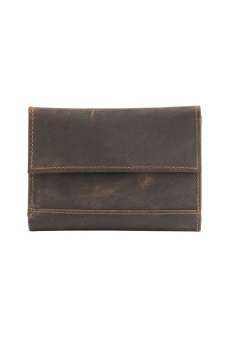 OUT OF THE WOODS LEATHER AND HAIRON WALLET