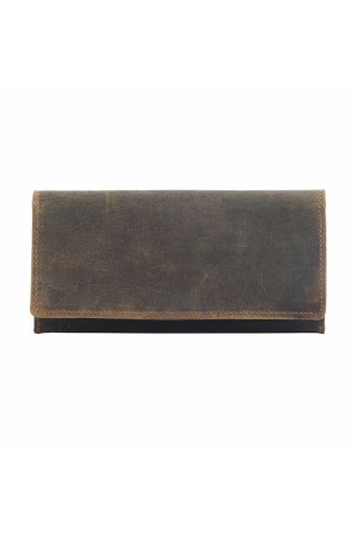 WOODS WANDERER LEATHER AND HAIRON WALLET