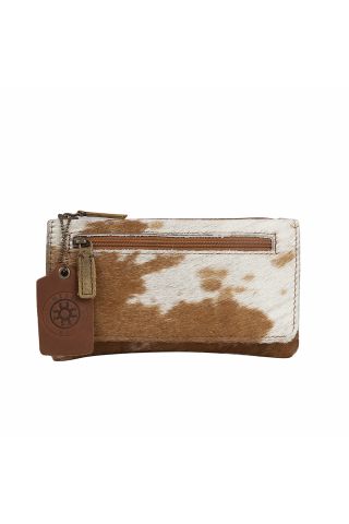 WILDFIRE LEATHER AND HAIRON WALLET