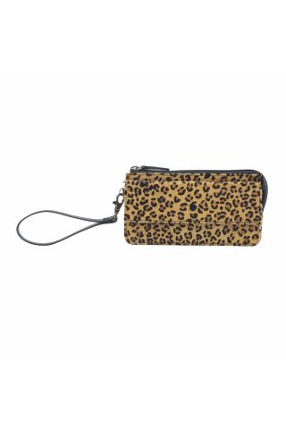 UPTOWN GIRL 
LEATHER & HAIRON WALLET