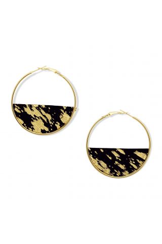 Glimmering Hoops Earrings