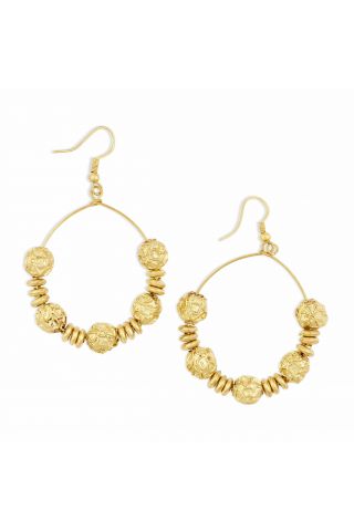 Gilded earrings