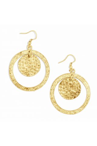 Intricate patterend earrings