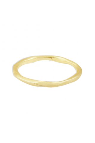 Plain golden ring