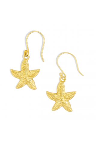 Luminous star earrings