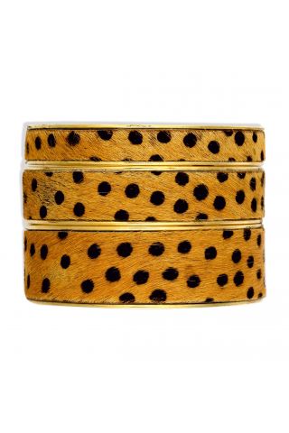 Black polka dots bracelet