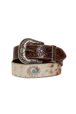 Mirky brown 
Hand-Tooled 
Leather Belt