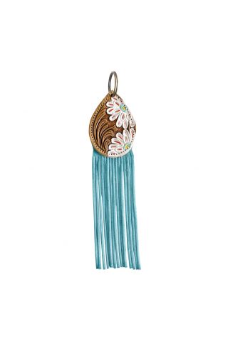 White Blossoms 
Key Fob