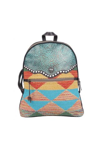 "Accented hues Backpack Bag"