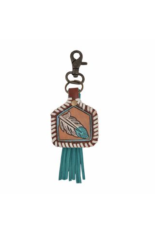 Alium Leather Keychain