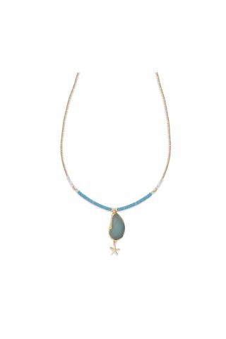 Drop of blue NECKLACE