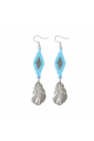 FEATHERED EARRING