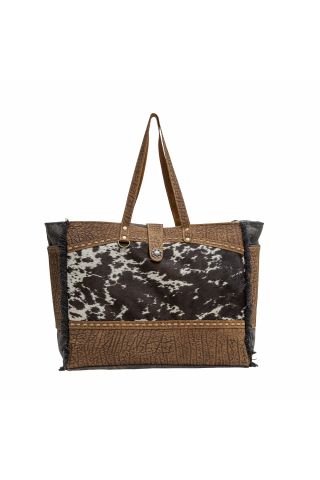 Asher Canvas And Hairon Bag