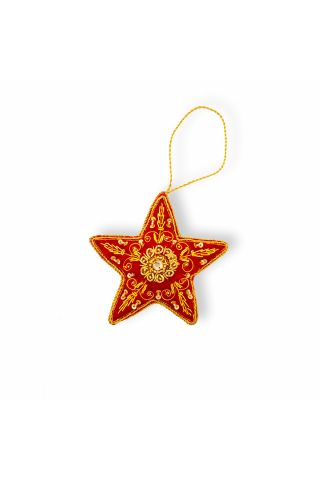 Northstar Jeweled & Beaded Ornament