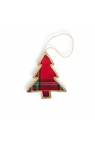 Plaid Cheer Christmas Tree Ornament