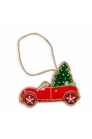 Driving Home to Christmas Ornament