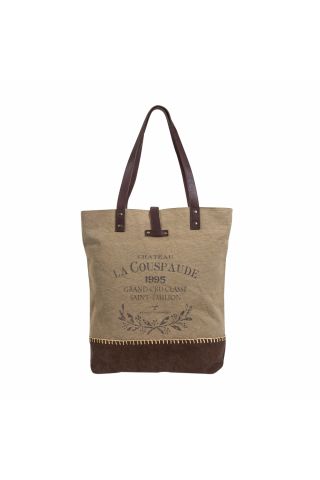 La Couspaude Vintage-Look Tote Bag