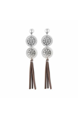 Tribal Stars Tassled Earrings