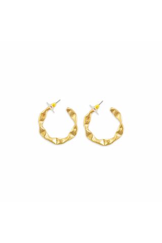 Golden Sunrise Hoop Earrings