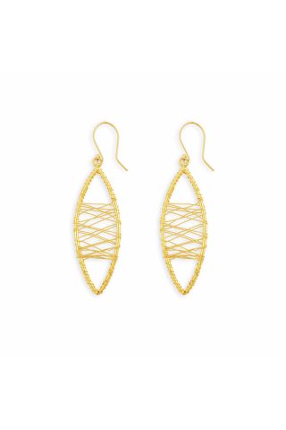 Star Weaver Wire Earrings