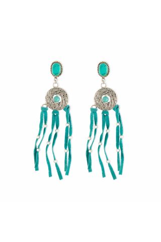 Mystic Charm Fringed Earrings