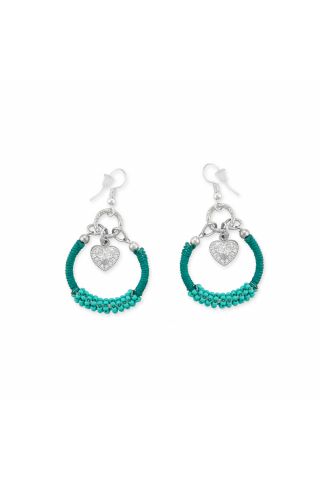 Heart’s Embrace Hoop Earrings