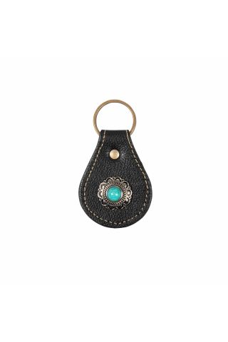 Concho Dark Chocolate Key Fob