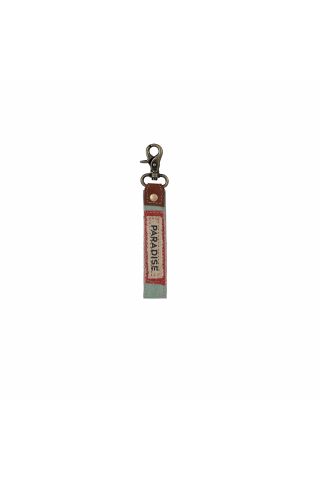 Paradise Canvas Key Strap Fob