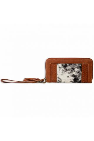 Westward Hair-on Hide Accent Wallet