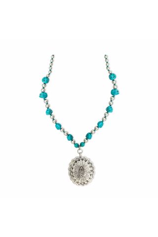 Verdant Valley Concho Necklace