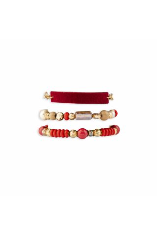 Dimensions Scarlet Sky Layered Bracelet