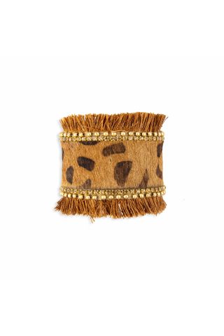Touch of the Wild Hair-on Hide Cuff Style Bracelet