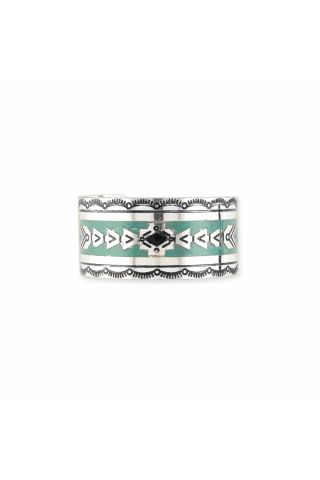 Mesa Heritage Etched Metal Cuff Bracelet