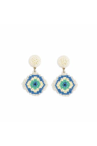 Water Bloom Beaded Earrings