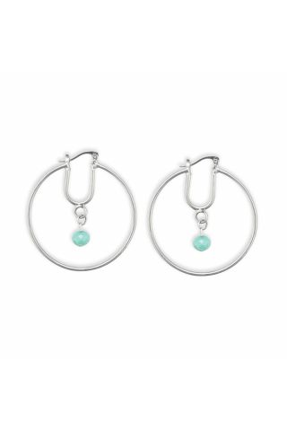 Harvest Moon Hoop Earrings